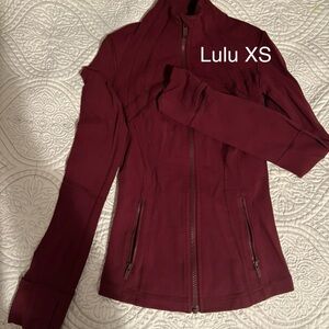 lululemon athletica Women's Deep Red Workout Jacket